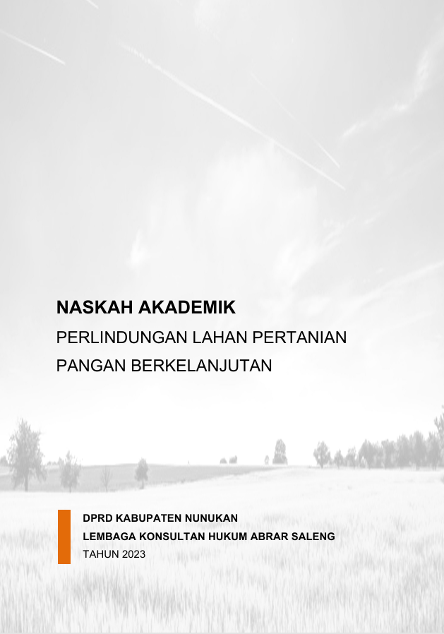 PERLINDUNGAN LAHAN PERTANIAN PANGAN BERKELANJUTAN